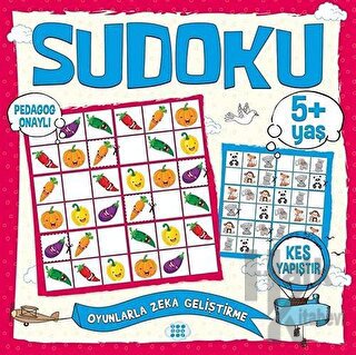 Çocuklar İçin Sudoku Kes Yapıştır (5+ Yaş) - Halkkitabevi