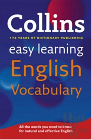Collins Easy Learning English Vocabulary - Halkkitabevi
