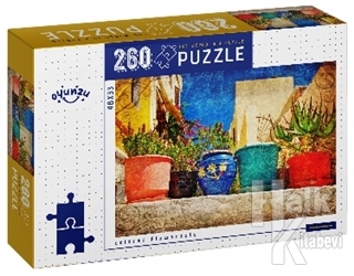 Colored Flowerspots 260 Parça Puzzle - Halkkitabevi