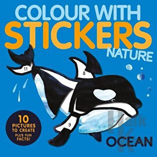 Colour with Stickers: Ocean - Halkkitabevi