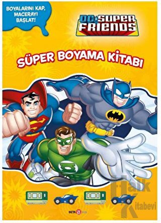 DC Super Friends - Süper Boyama Kitabı - Halkkitabevi
