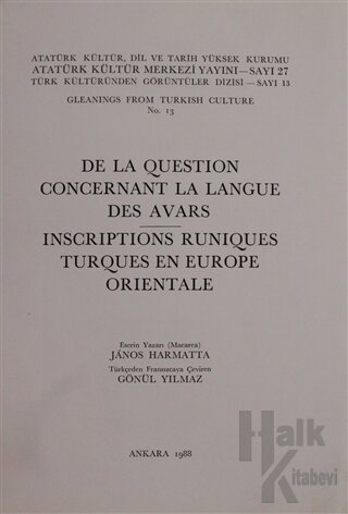 De La Question Concernant La Langue Des Avars - Halkkitabevi