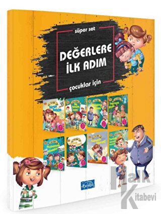 Değerlerle İlk Adım Serisi - 8 Kitap Takım - Halkkitabevi