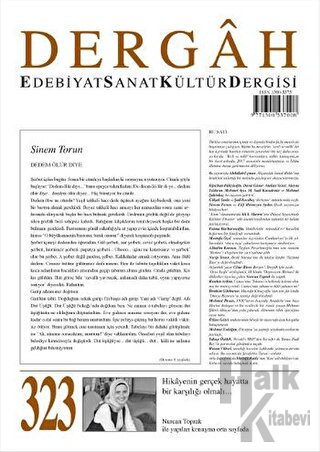 Dergah Edebiyat Kültür Sanat Dergisi Sayı: 323 Ocak 2017