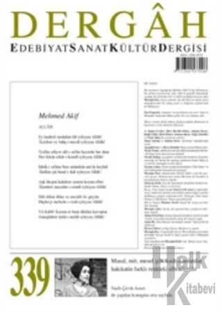 Dergah Edebiyat Kültür Sanat Dergisi Sayı: 339 Mayıs 2018