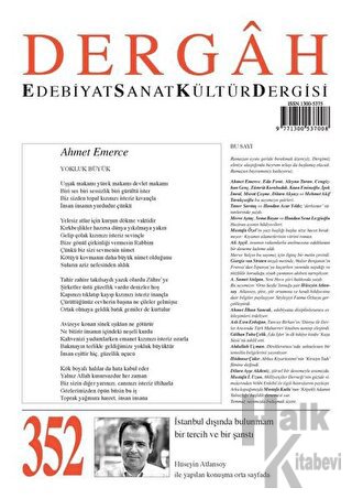 Dergah Edebiyat Sanat Kültür Dergisi Sayı: 352 Haziran 2019 - Halkkita