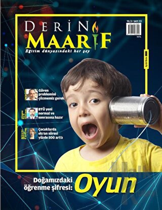 Derin Maarif Dergisi Sayı: 13 Eylül - Ekim 2020 - Halkkitabevi
