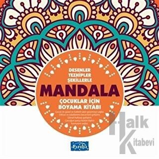 Desenler Tezhipler Şekillerle Mandala - Turuncu Kitap