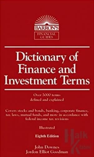 Dictionary of Finance and İnvestment Terms
