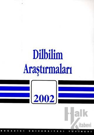 Dilbilim Araştırmaları 2002 - Halkkitabevi