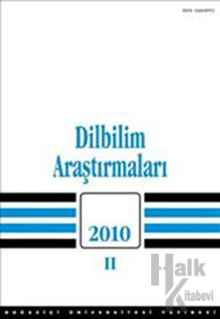 Dilbilim Araştırmaları 2010/2 - Halkkitabevi