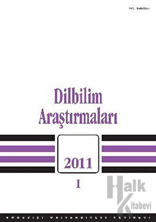 Dilbilim Araştırmaları 2011 / 1 - Halkkitabevi