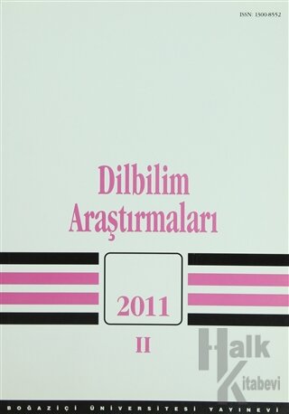 Dilbilim Araştırmaları 2011 / 2 - Halkkitabevi
