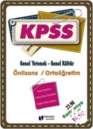 Dinamik KPSS Genel Yetenek-Genel Kültür (Önlisans-Ortaöğretim) K.A.