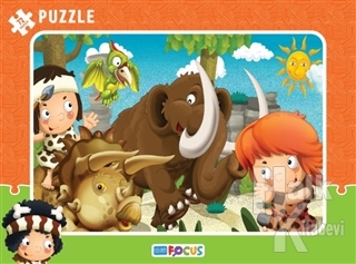Dino ve Mamut Çerçeveli Puzzle 72 Parça