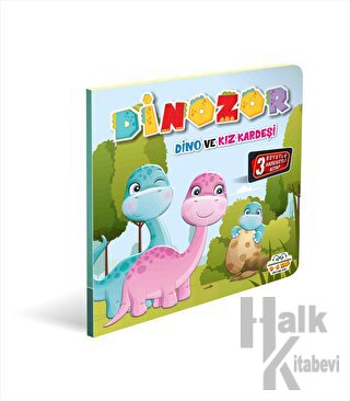 Dinozor Dino ve Kız Kardeşi - Halkkitabevi