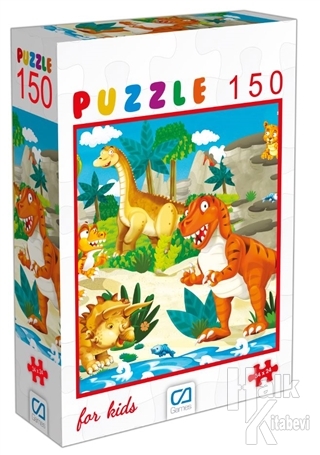Dinozorlar - 150 Parça Puzzle - Halkkitabevi