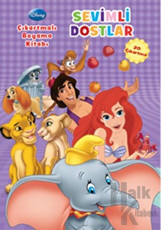 Disney Çıkartmalı Boyama Kitabı : Sevimli Dostlar