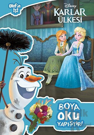 Disney Karlar Ülkesi - Olaf’ın İşi Boya Oku Yapıştır - Halkkitabevi