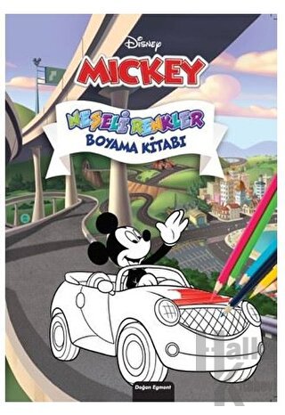 Disney Mickey Neşeli Renkler Boyama Kitabı