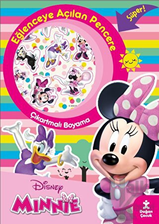 Disney Minnie Eğlenceye Açılan Pencere Çıkartmalı Boyama Kitabı