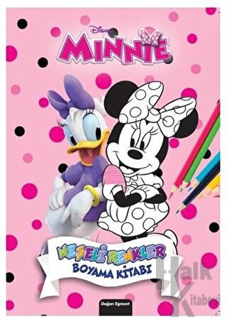 Disney Minnie Neşeli Renkler Boyama Kitabı - Halkkitabevi