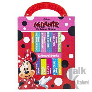 Disney My Friend Minnie Mouse - My First Library 12 Board Book Block Set (Ciltli)
