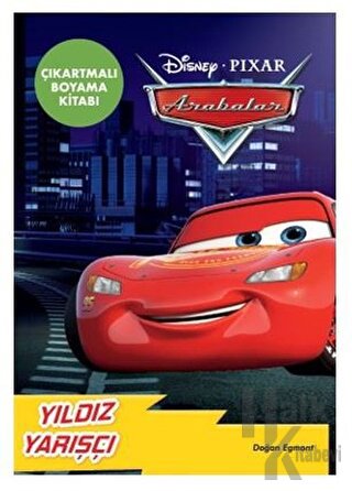 Disney Pixar Arabalar Yıldız Yarışçı Çıkartmalı Boyama Kitabı
