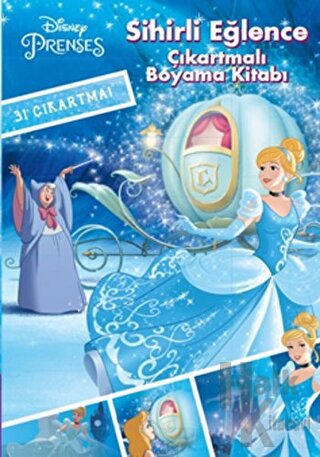 Disney Prenses - Çıkartmalı Boyama Kitabı - Sihirli Eğlence