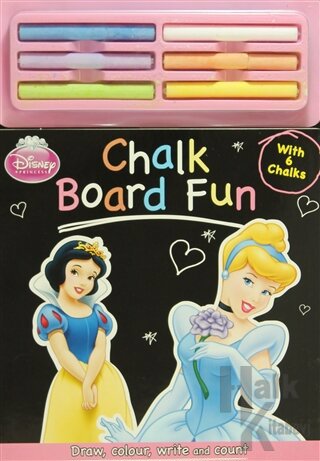 Disney Princess : Chalk Board Fun (Ciltli) - Halkkitabevi