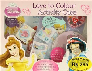 Disney Princess - Love To Colour / Activity Case - Halkkitabevi