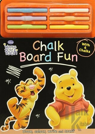 Disney Winnie the Pooh - Chalk Board Fun - Halkkitabevi