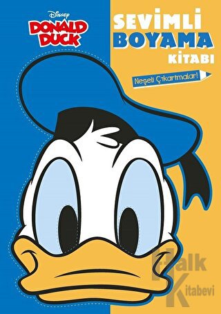 Donald Duck - Sevimli Boyama Kitabı - Halkkitabevi