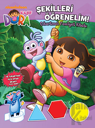 Dora Şekilleri Öğrenelim Çıkartmalı Faaliyet Kitabı - Halkkitabevi