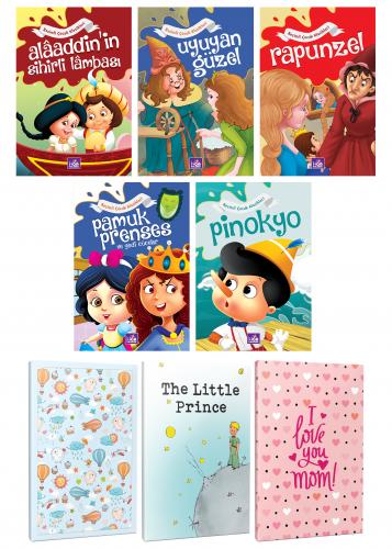 Renkli Dünya Masalları 5 Kitap ve 3 Defter - Halkkitabevi