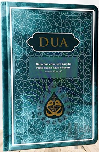 Dua (Evrad-ı Şerife) - Orta Boy - Arapça+Türkçe - Turkuaz - Halkkitabe