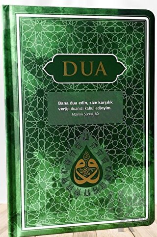 Dua (Evrad-ı Şerife) - Orta Boy - Arapça+Türkçe - Yeşil