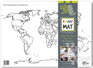 Dünya Dilsiz Haritası - Funny Mat - Halkkitabevi