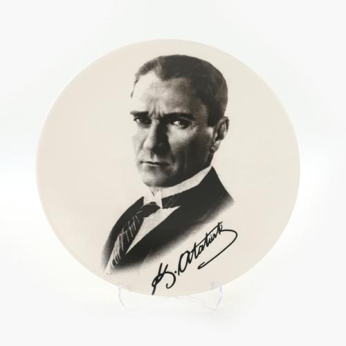 Atatürk Portre Hediyelik / Dekoratif Tabak - Mareşal - Halkkitabevi