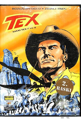 Efsanevi Tex Maceraları Sayı: 7 Maxi Tex 7 ve 8 Rüzgarın Oğlu - Zırhlı