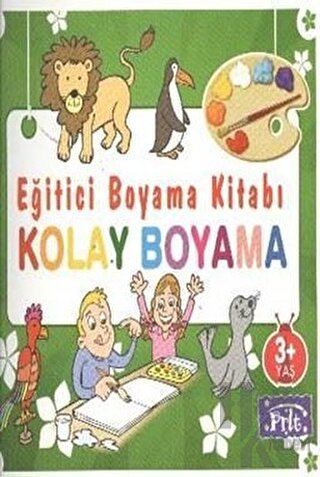 Eğitici Boyama Kitabı - Kolay Boyama