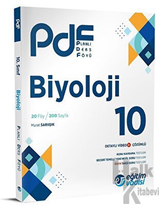 Eğitim Vadisi 10. Sınıf Biyoloji PDF Planlı Ders Föyü - Halkkitabevi