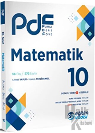 Eğitim Vadisi 10. Sınıf Matematik PDF Planlı Ders Föyü - Halkkitabevi