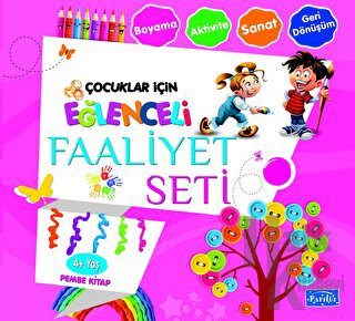 Eğlenceli Faaliyet Seti Pembe Kitap – 4 Yaş Üzeri - Halkkitabevi