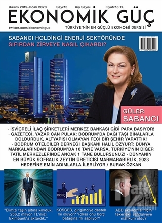 Ekonomik Güç Dergisi Sayı: 13 Kasım 2019 - Ocak 2020 - Halkkitabevi