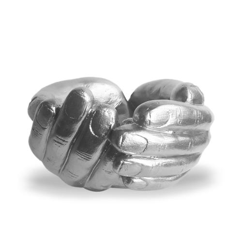 El Desenli Küçük Boy Beton Saksı Gümüş - Halkkitabevi El Desenli Küçük Boy Beton Saksı Gümüş - Halkkitabevi