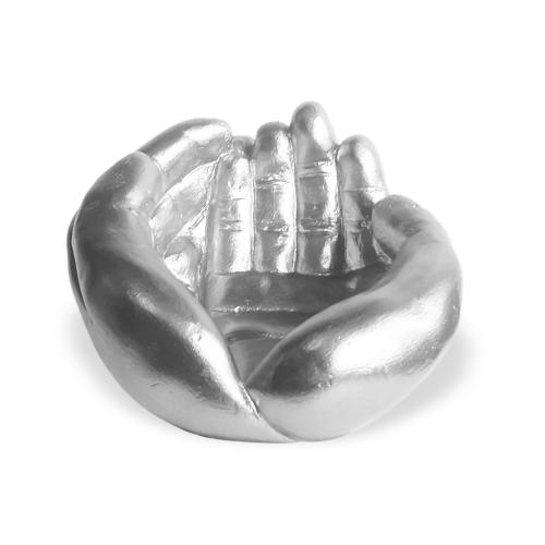 El Desenli Küçük Boy Beton Saksı Gümüş - Halkkitabevi El Desenli Küçük Boy Beton Saksı Gümüş - Halkkitabevi