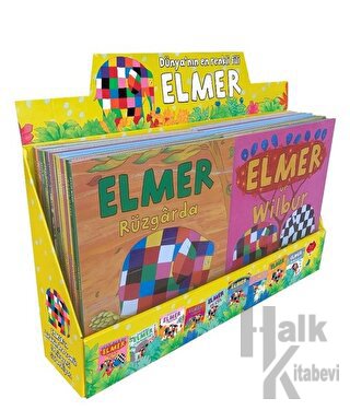 Elmer’ın Renkli Dünyası - Standlı Set 38’li - Halkkitabevi