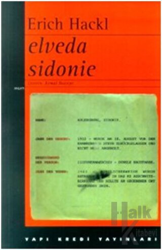 Elveda Sidonie - Halkkitabevi