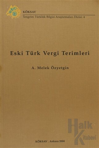 Eski Türk Vergi Terimleri - Halkkitabevi